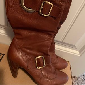 BCBGirls Mid Calf Boots (Leather Upper)